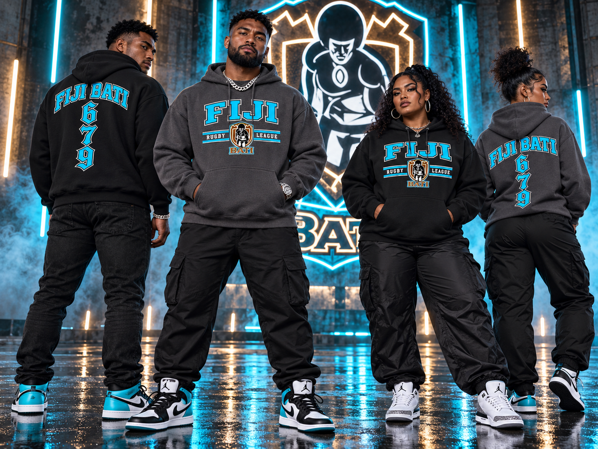 Fiji Bati Rugby League Hoodie ’26