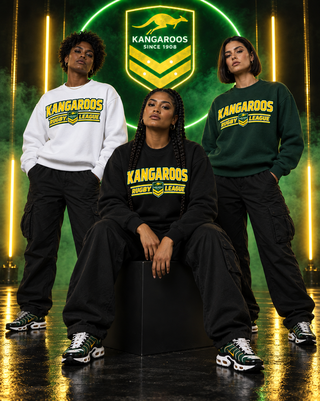 Australia Kangaroos Rugby League Crewneck ’26