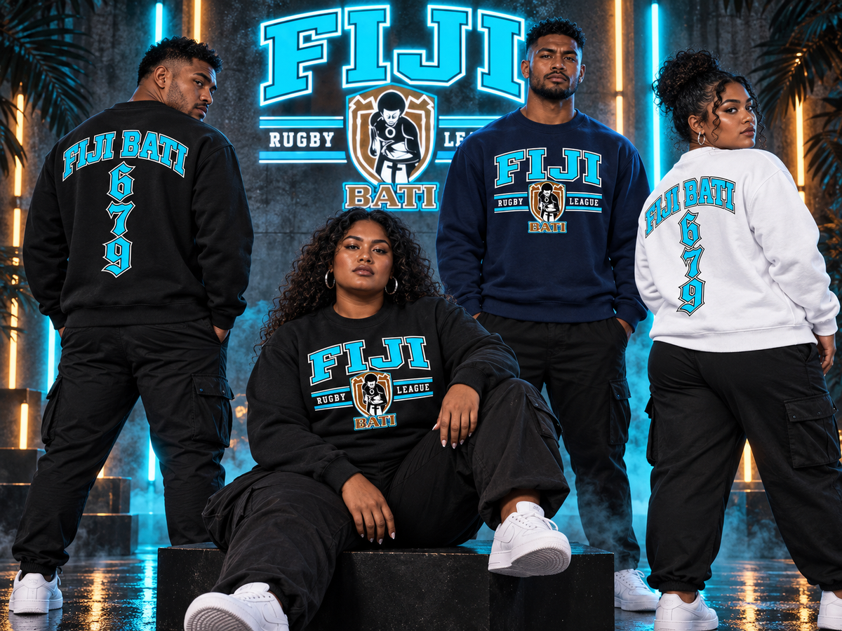 Fiji Bati Rugby League Crewneck ’26