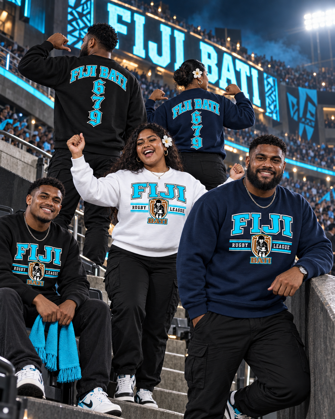 Fiji Bati Rugby League Crewneck ’26