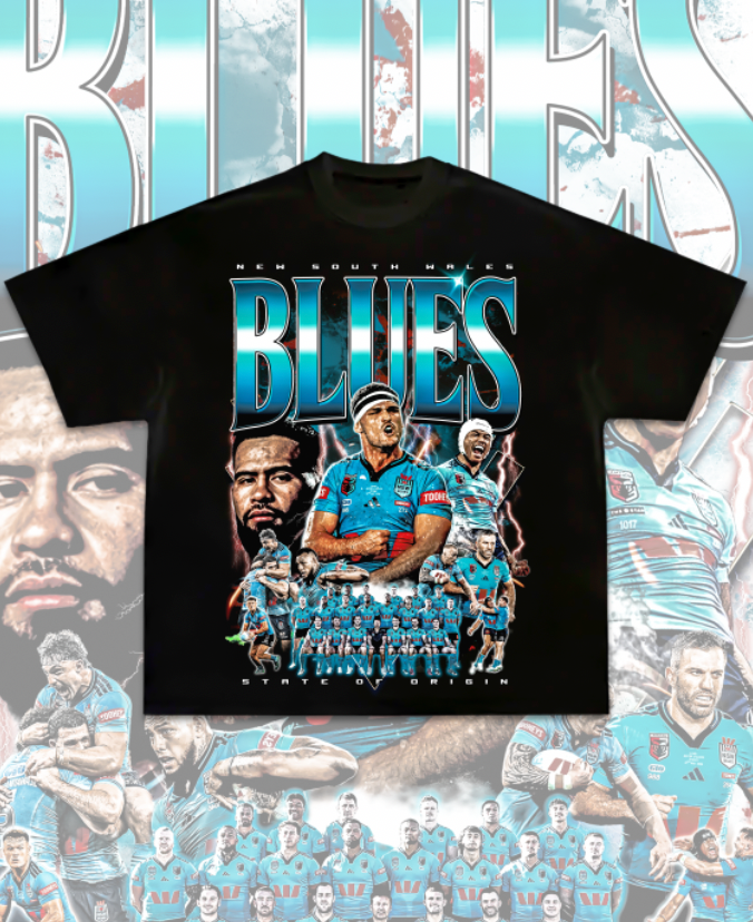 NSW Blues graphic Tee 2026