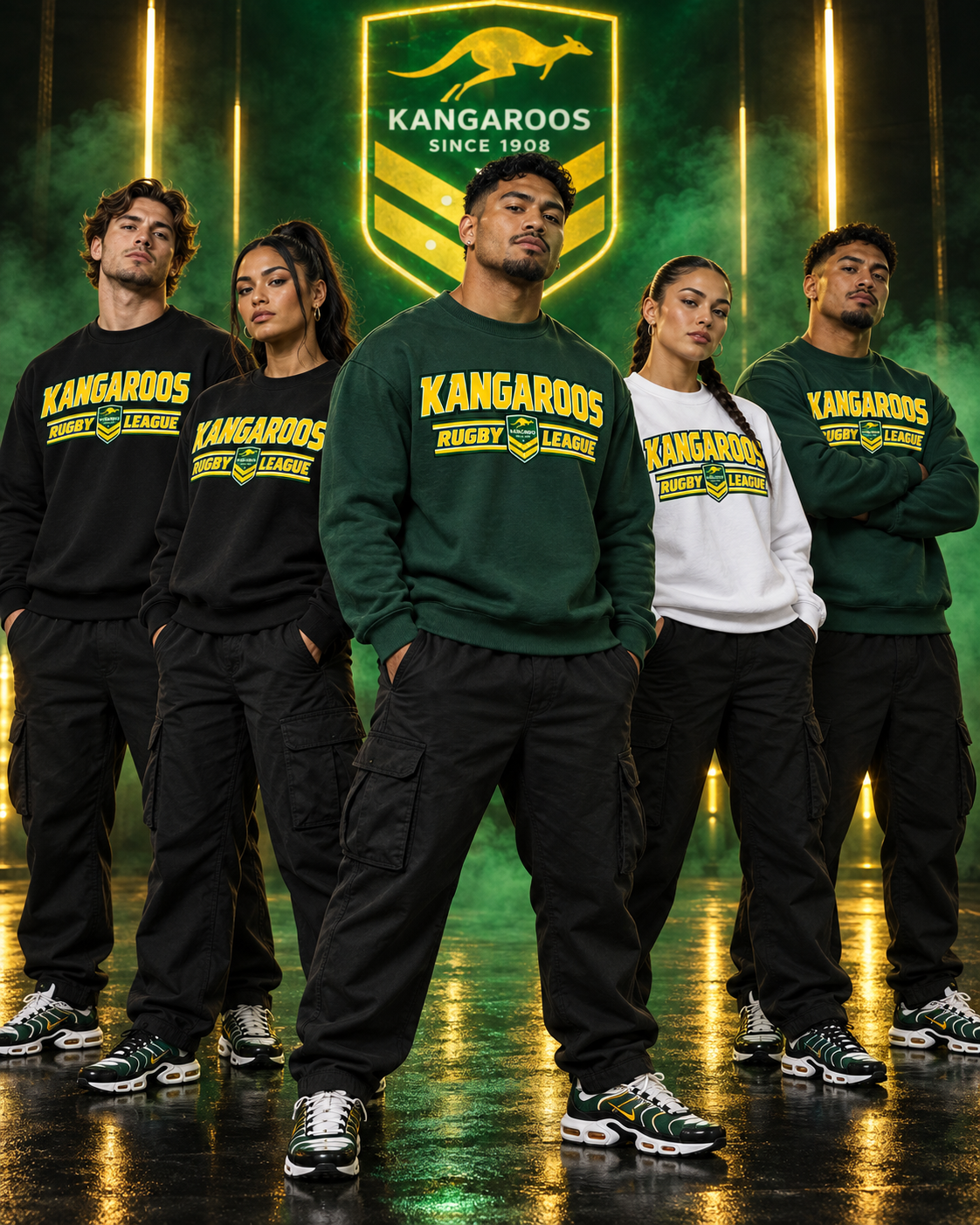 Australia Kangaroos Rugby League Crewneck ’26