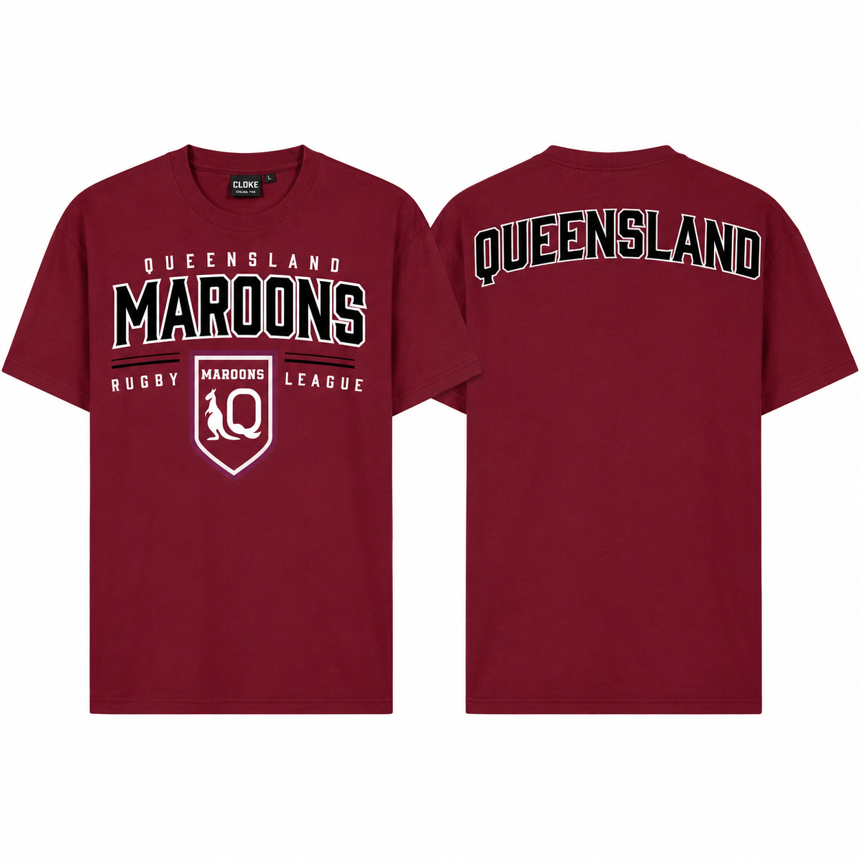 QLD MAROONS TEE