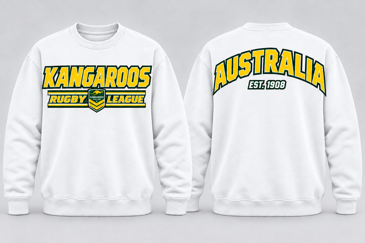 Australia Kangaroos Rugby League Crewneck ’26