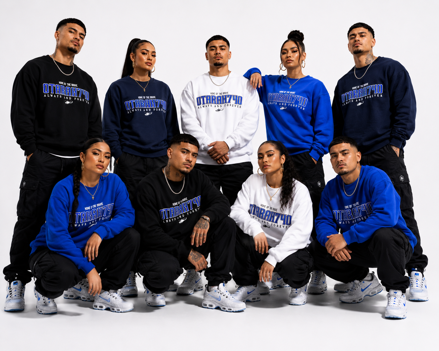 OTARA BLUE 274 CREWNECK