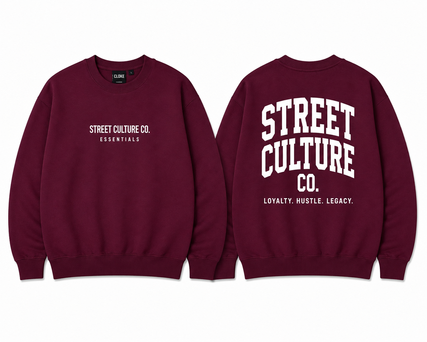 Street Culture Co. Essential Crewneck