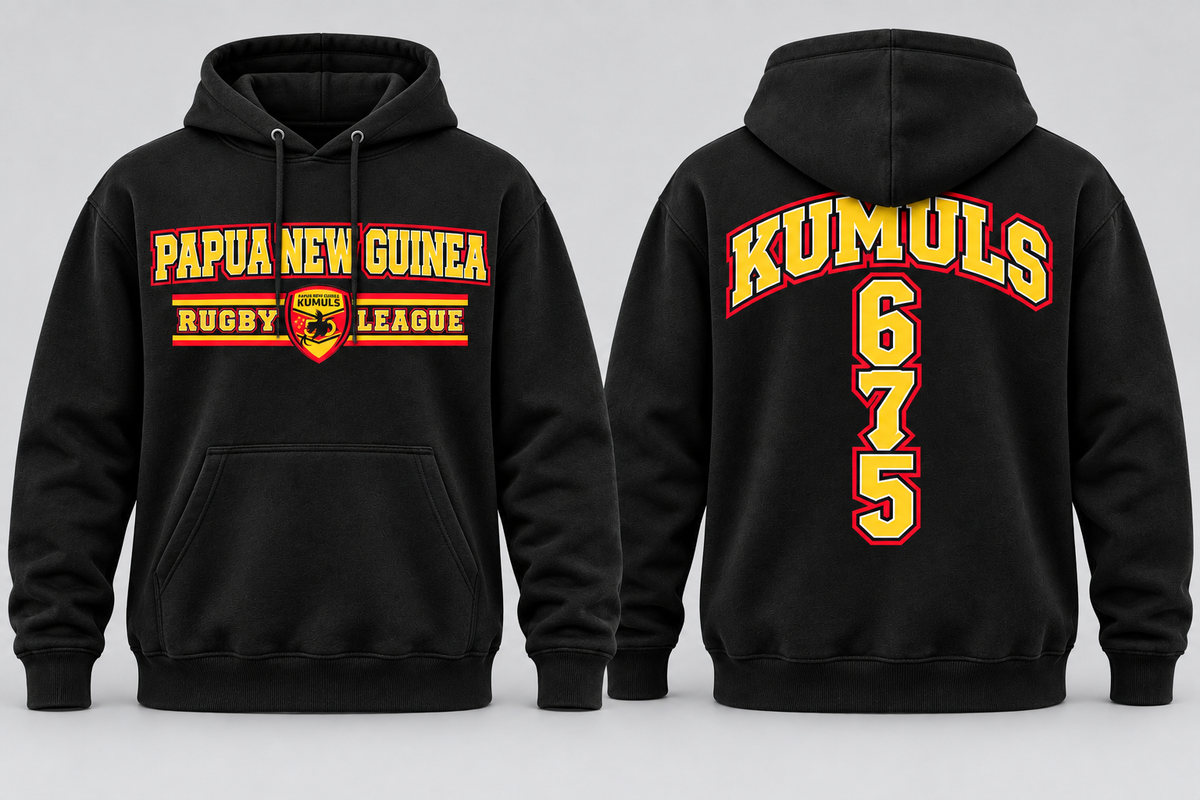 Papua New Guinea Kumuls 675 Rugby League Hoodie ’26