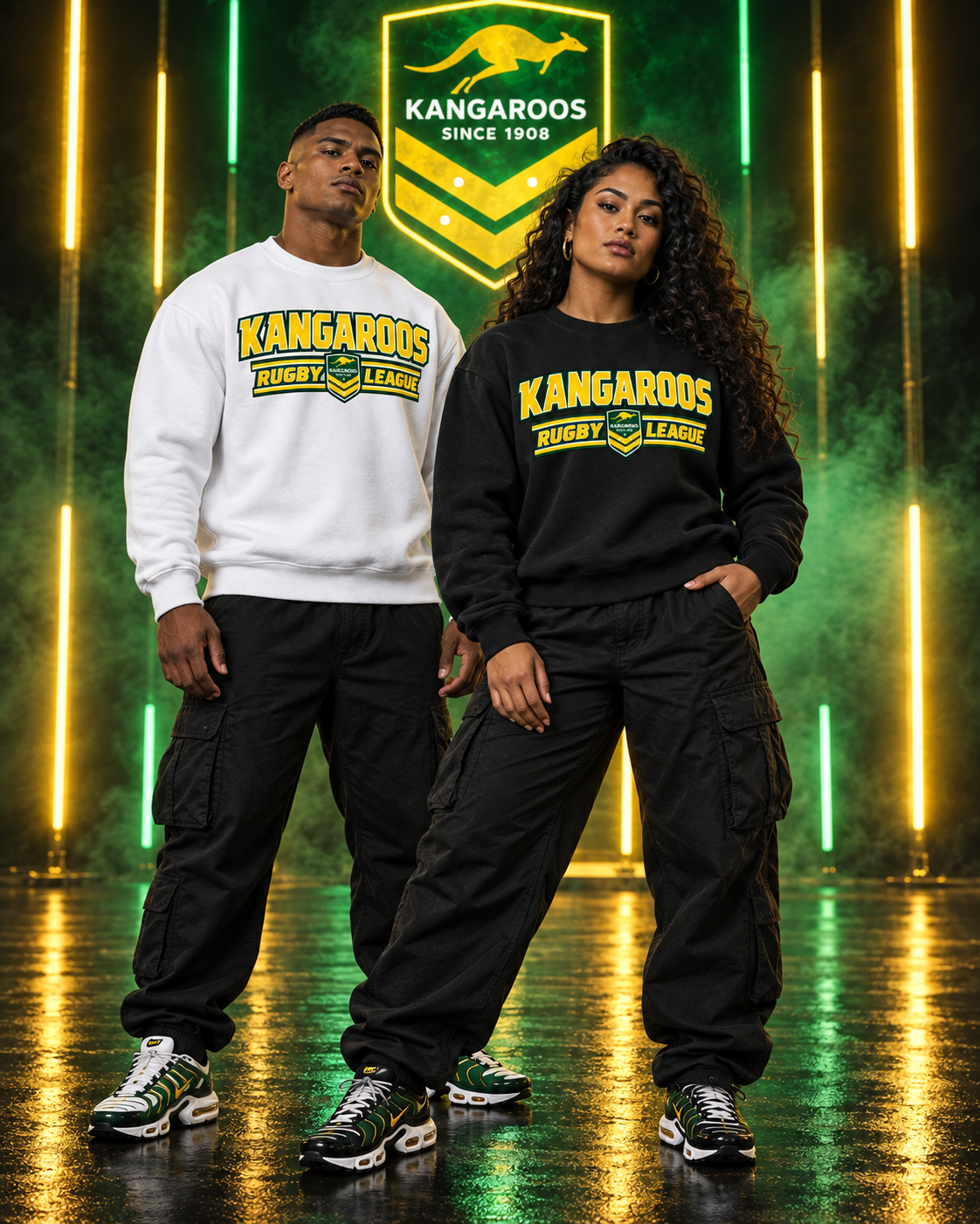 Australia Kangaroos Rugby League Crewneck ’26
