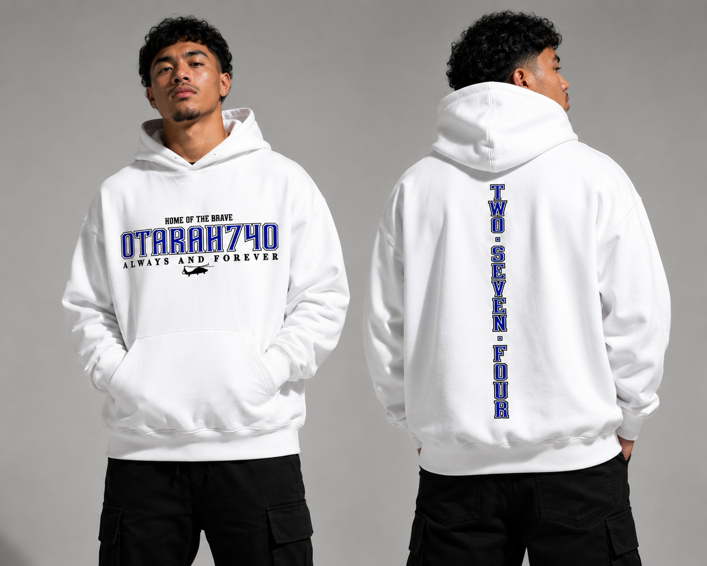OTARA BLUE 274 HOODIE