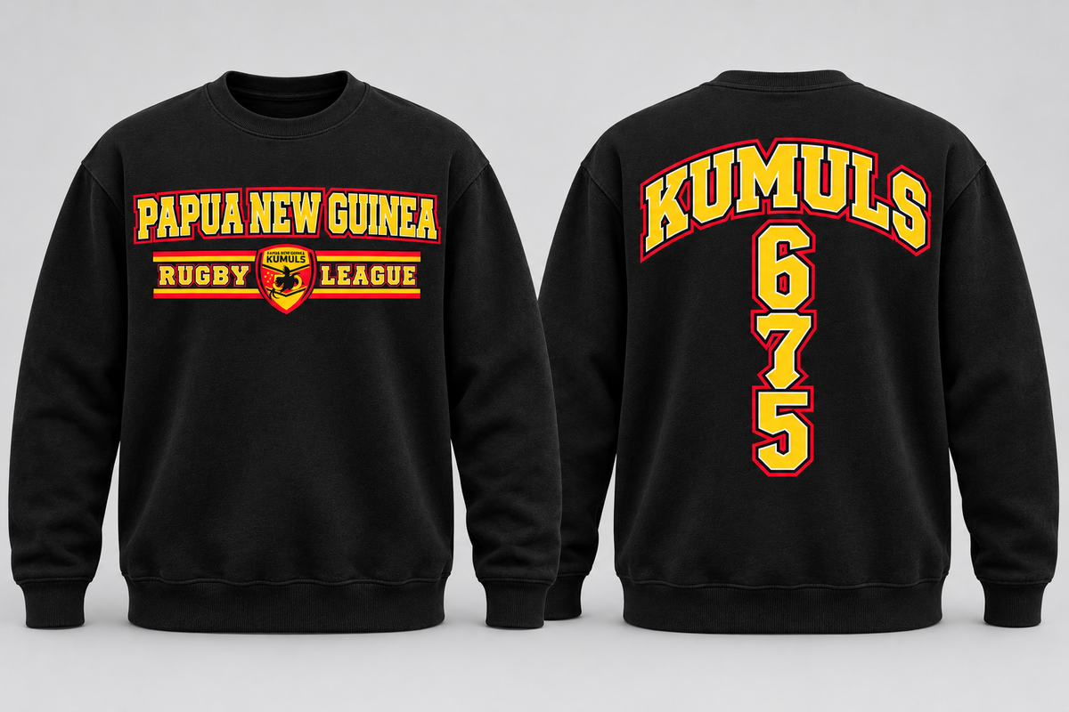 PNG Kumuls Rugby League Crewneck ’26
