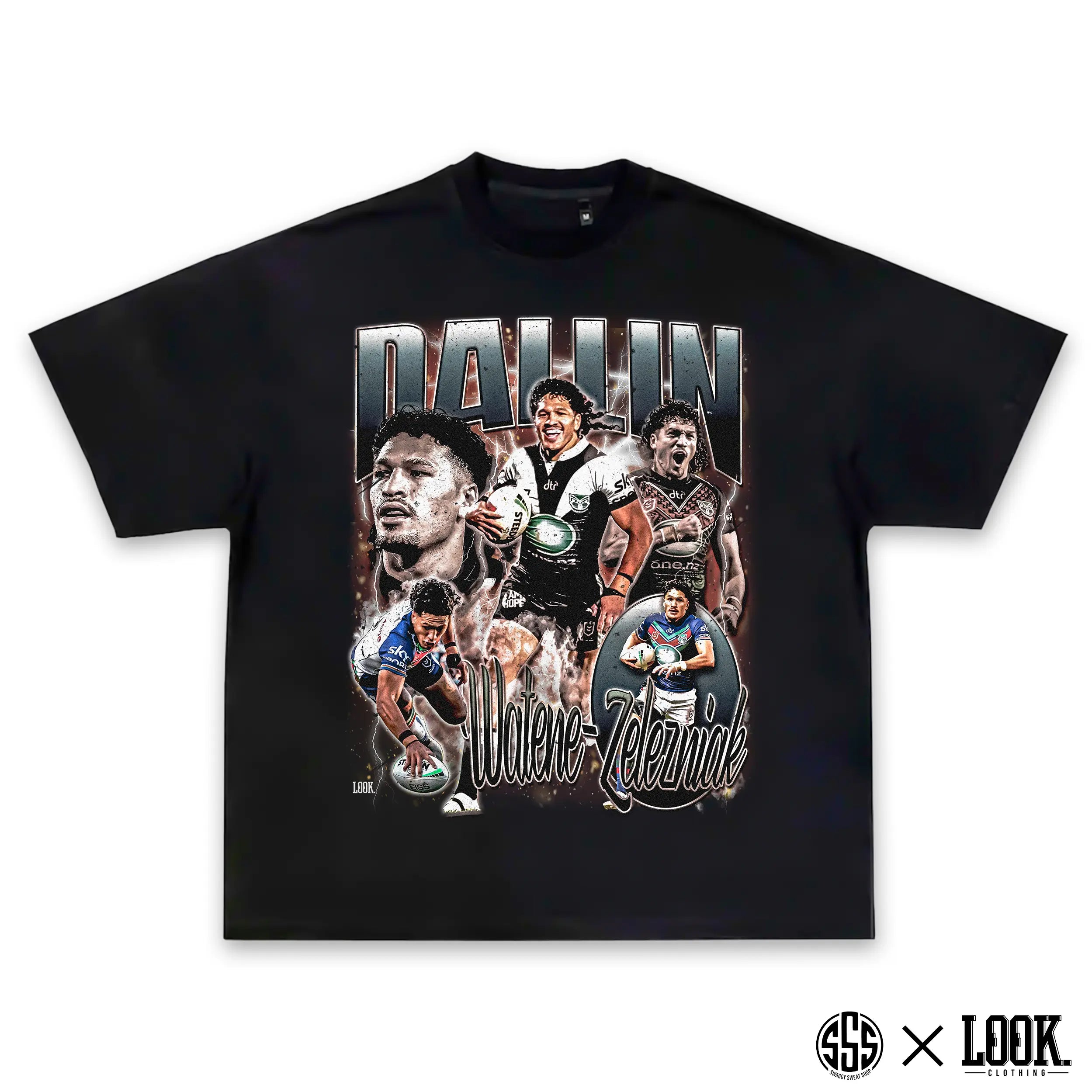 Dallin Watene-Zelezniak (NZ Warriors) - ADULTS Graphic Tee x LOOK ...