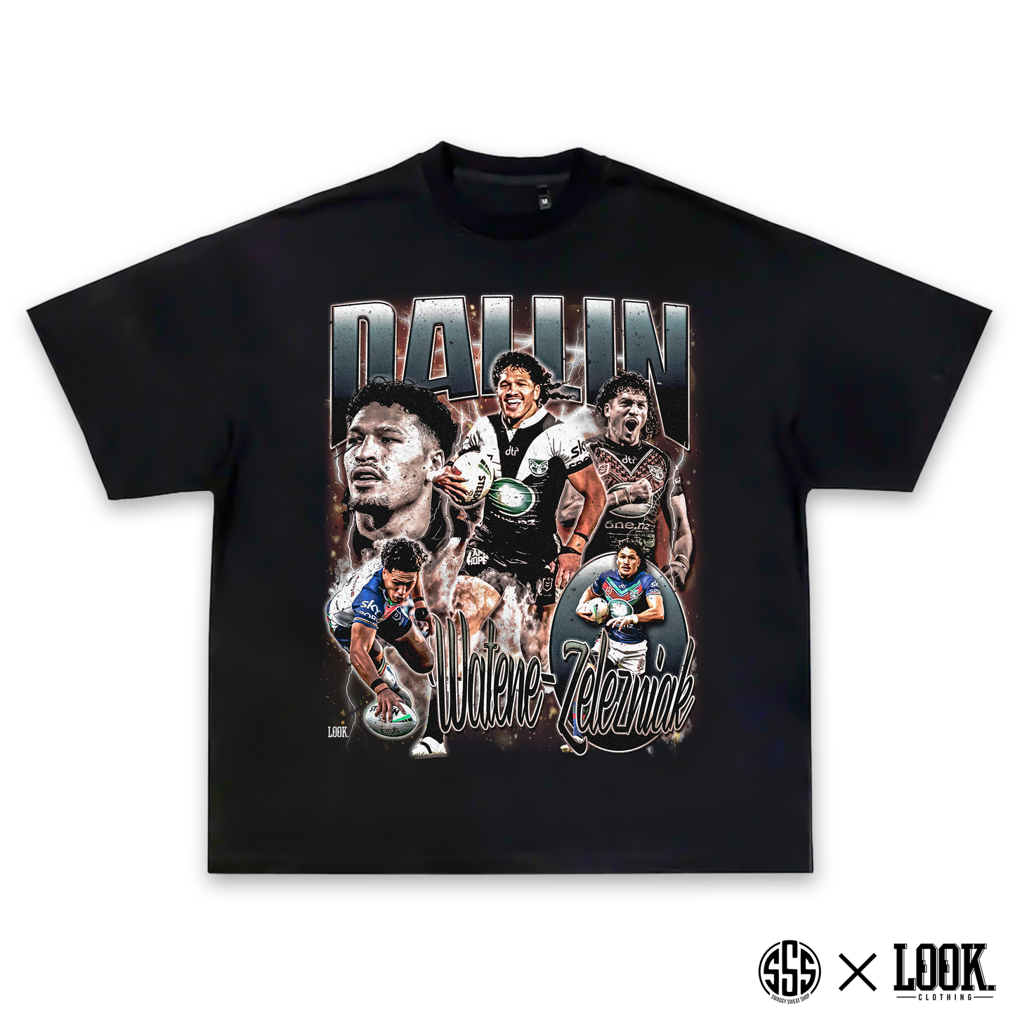 Dallin Watene-Zelezniak (NZ Warriors) - ADULTS Graphic Tee x LOOK.