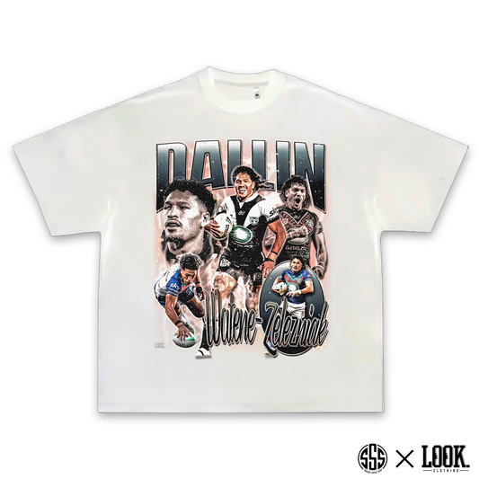 Dallin Watene-Zelezniak (NZ Warriors) - ADULTS Graphic Tee x LOOK.