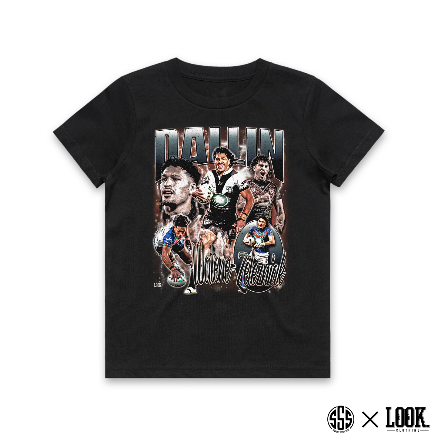 Dallin Watene-Zelezniak (NZ Warriors) - KIDS Graphic Tee x LOOK.