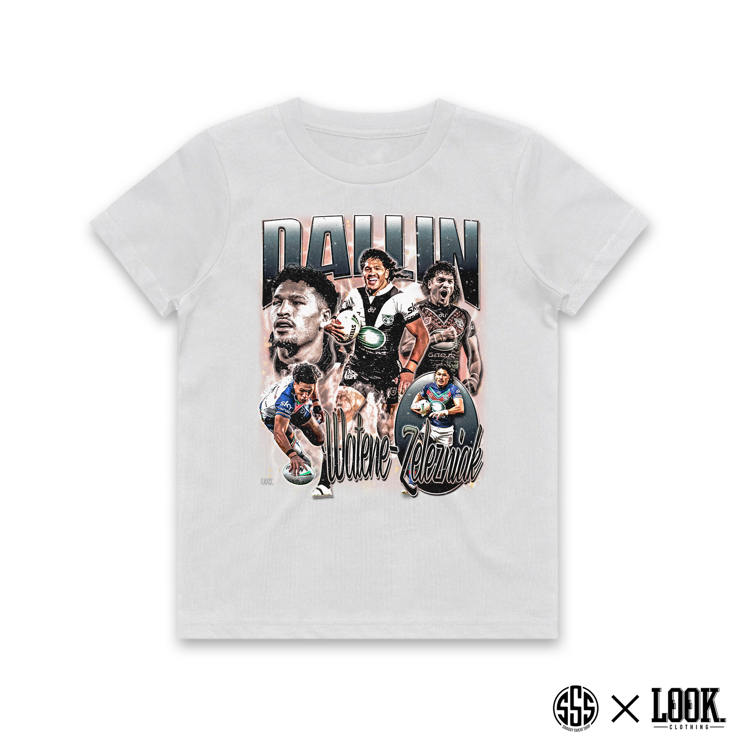 Dallin Watene-Zelezniak (NZ Warriors) - KIDS Graphic Tee x LOOK.