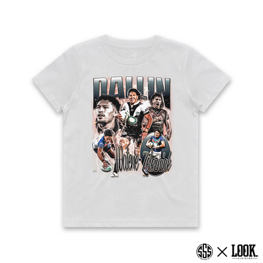 Dallin Watene-Zelezniak (NZ Warriors) - KIDS Graphic Tee x LOOK.