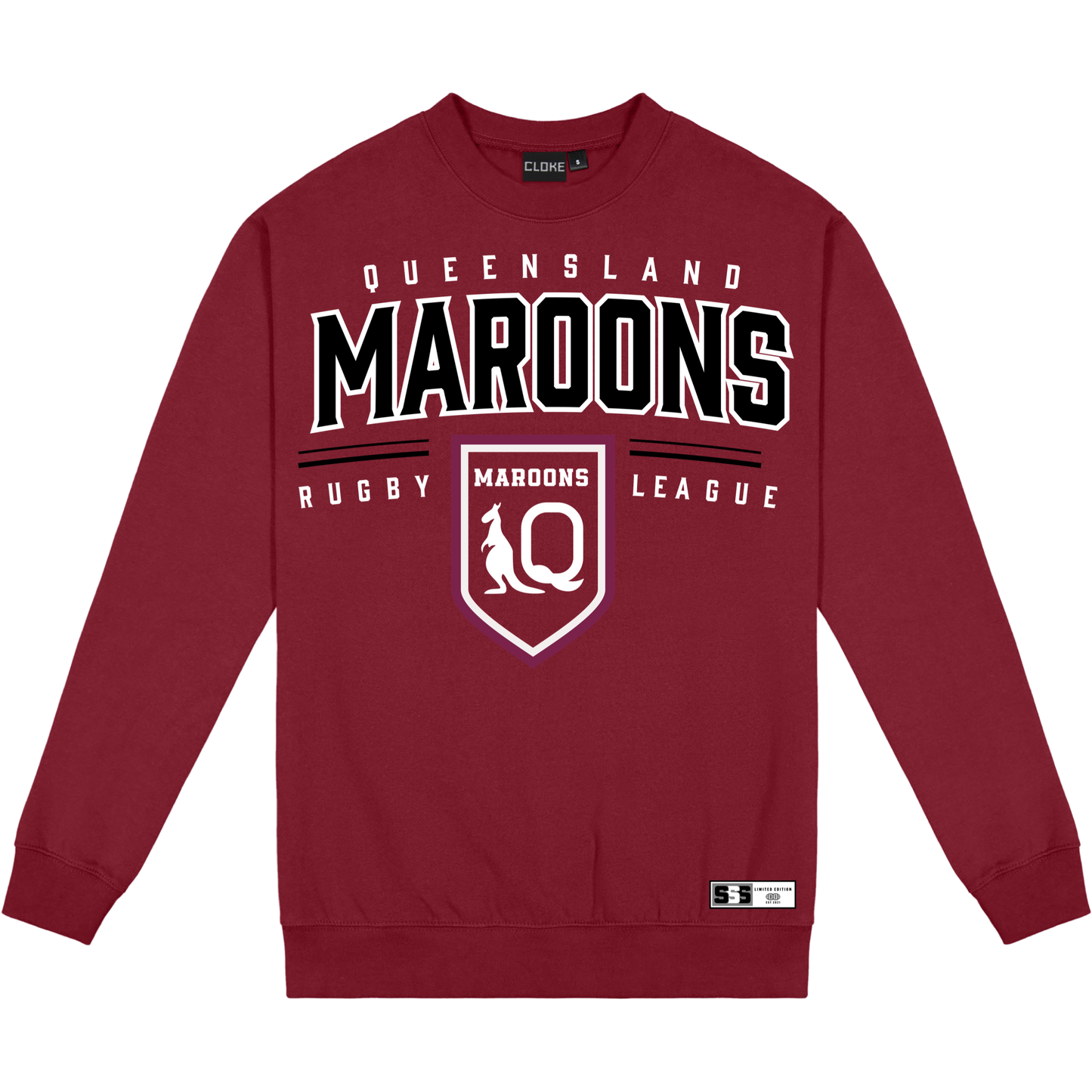 QLD MAROONS CREWNECK