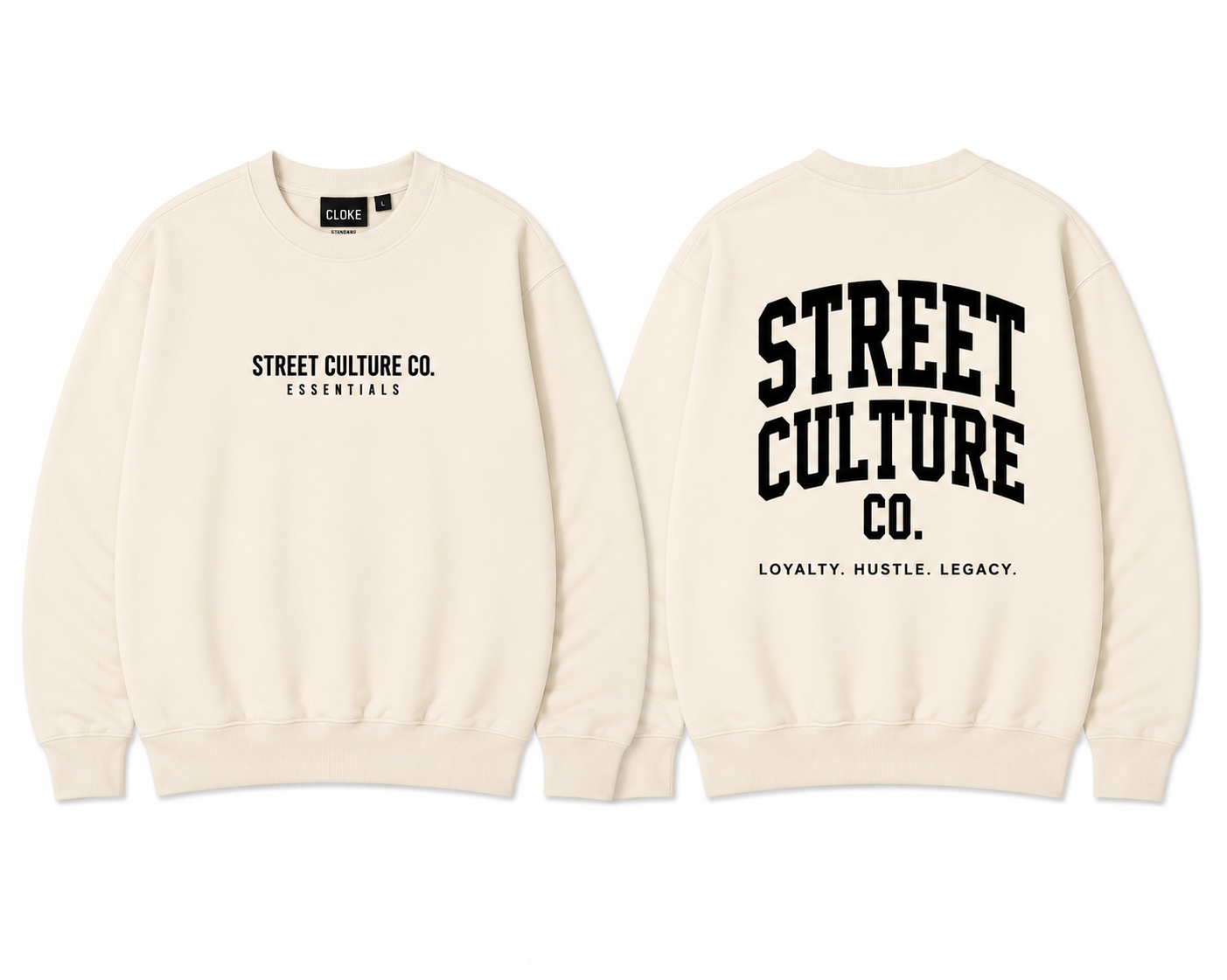 Street Culture Co. Essential Crewneck