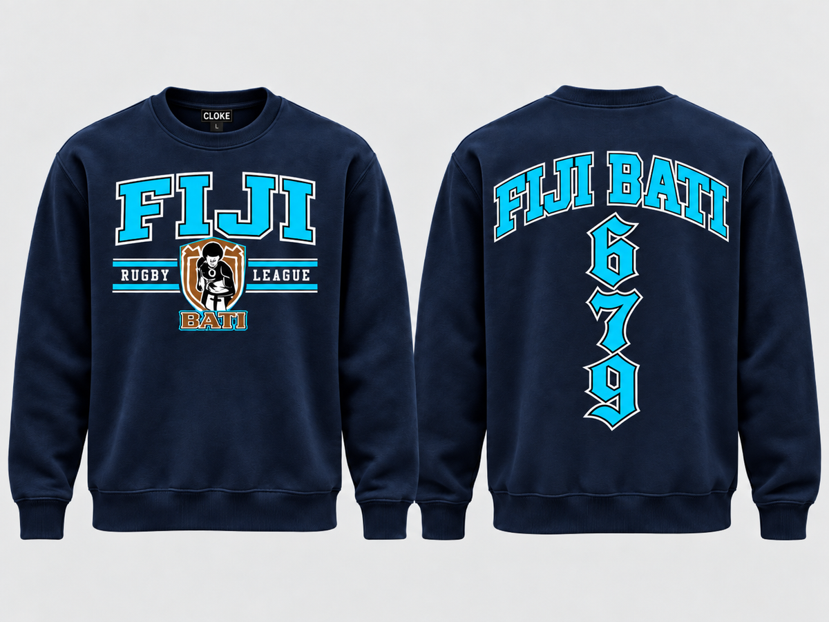 Fiji Bati Rugby League Crewneck ’26
