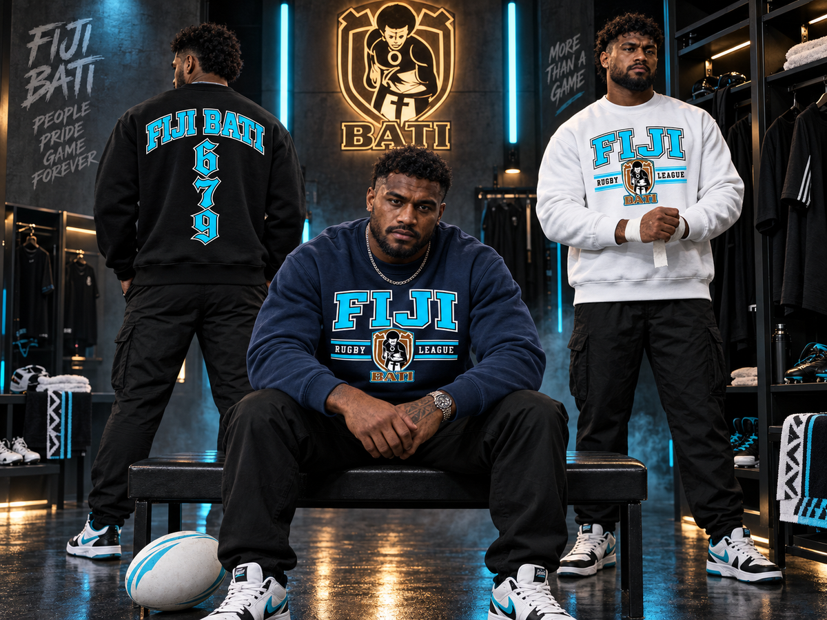 Fiji Bati Rugby League Crewneck ’26