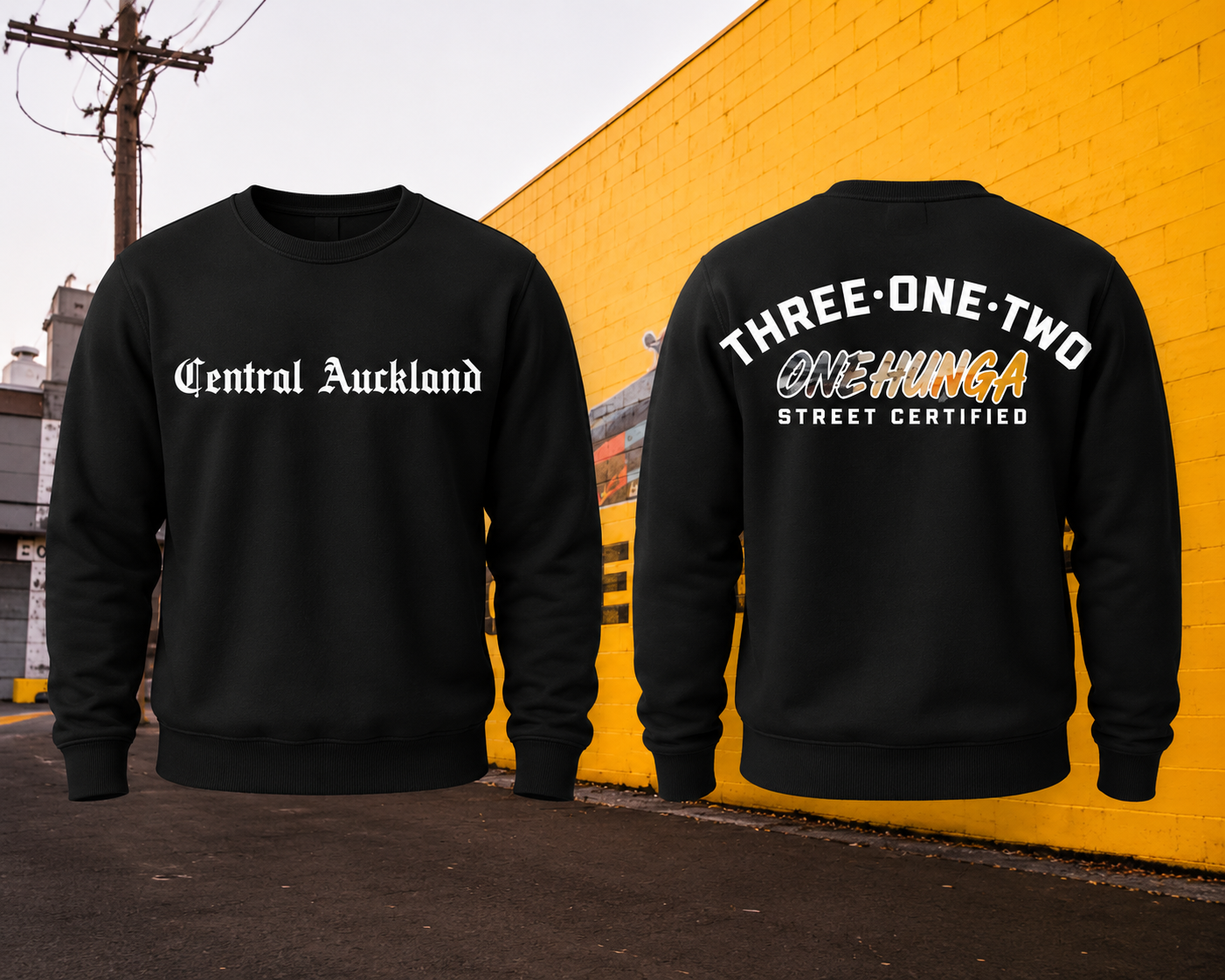 ONEHUNGA 312 CREWNECK