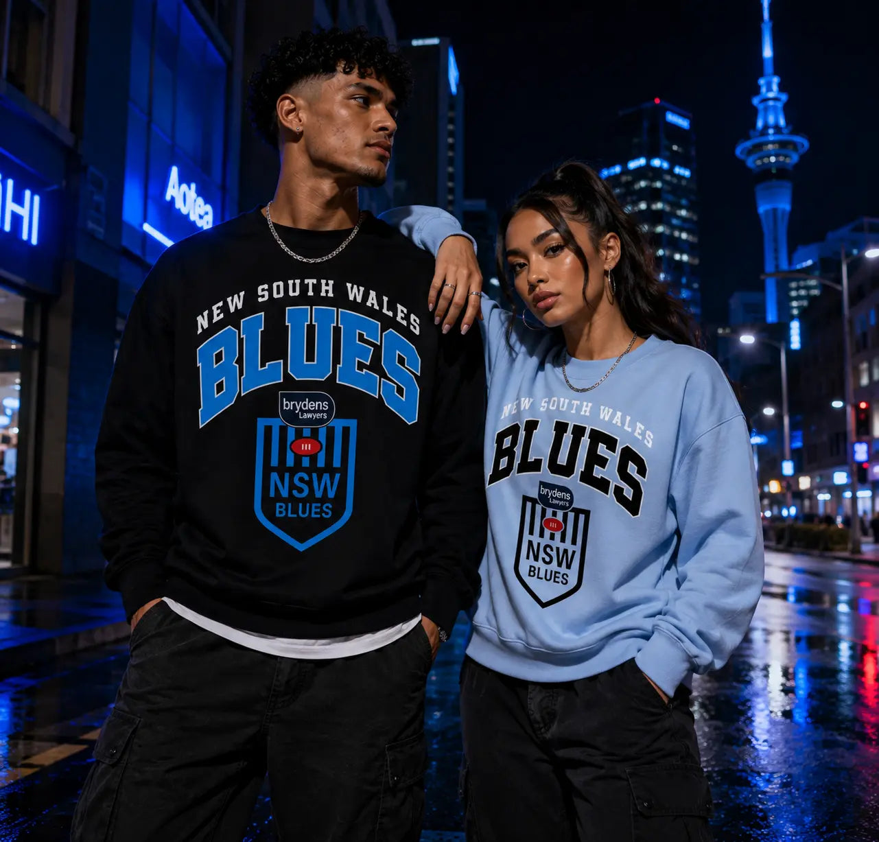NSW BLUES CREWNECK STREET CULTURE CO