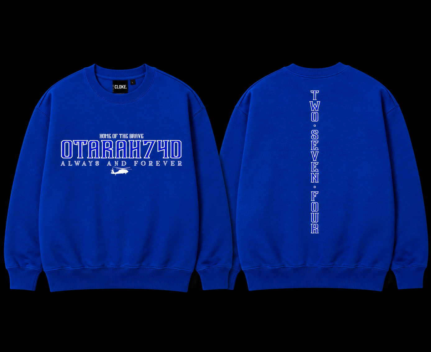 OTARA BLUE 274 CREWNECK