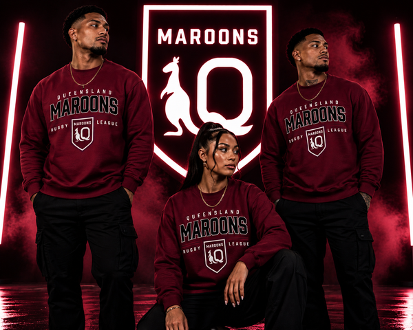 QLD MAROONS CREWNECK