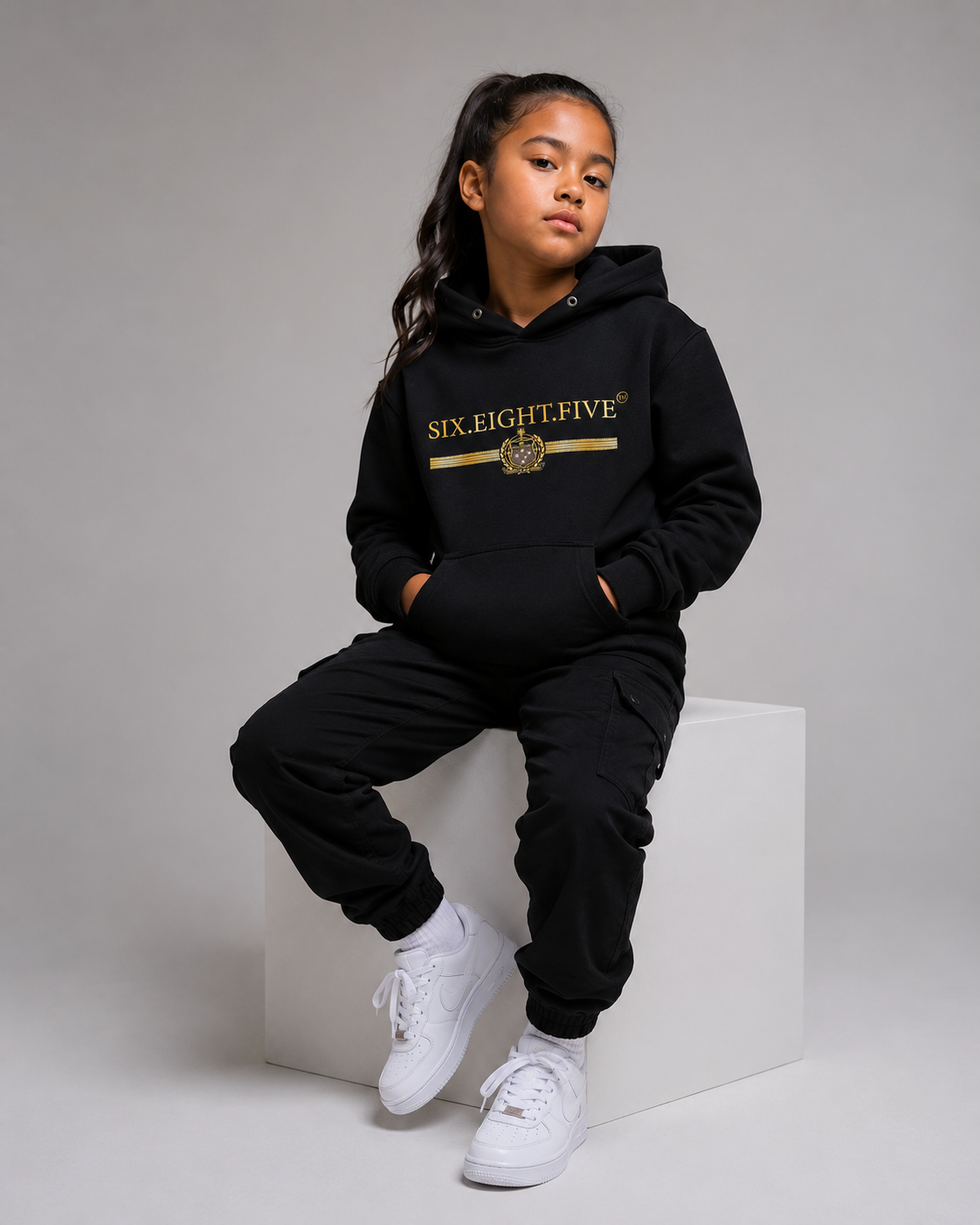 Kids SIX.EIGHT.FIVE Hoodie