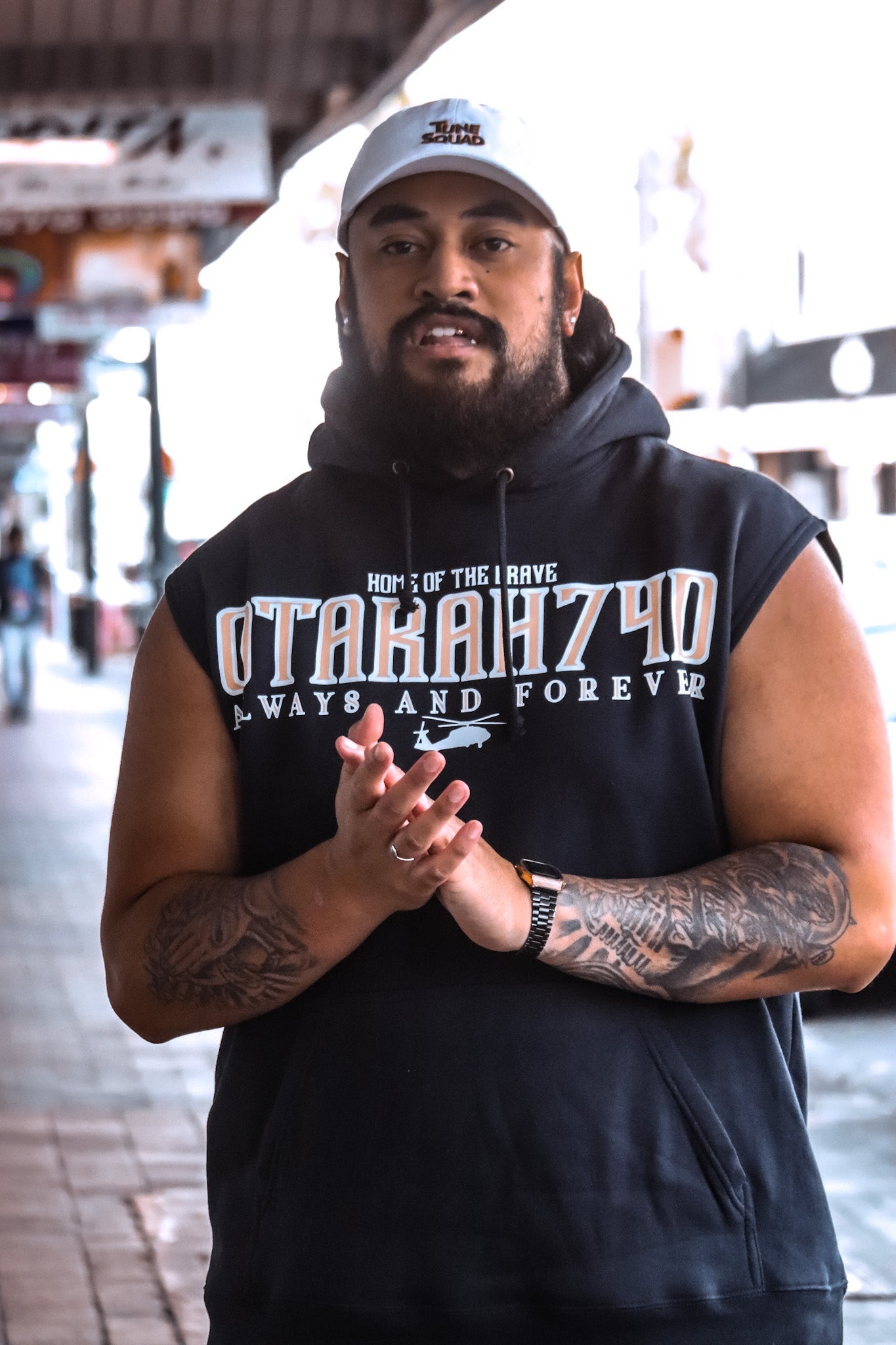 OTARA 274 SLEEVELESS HOODIE