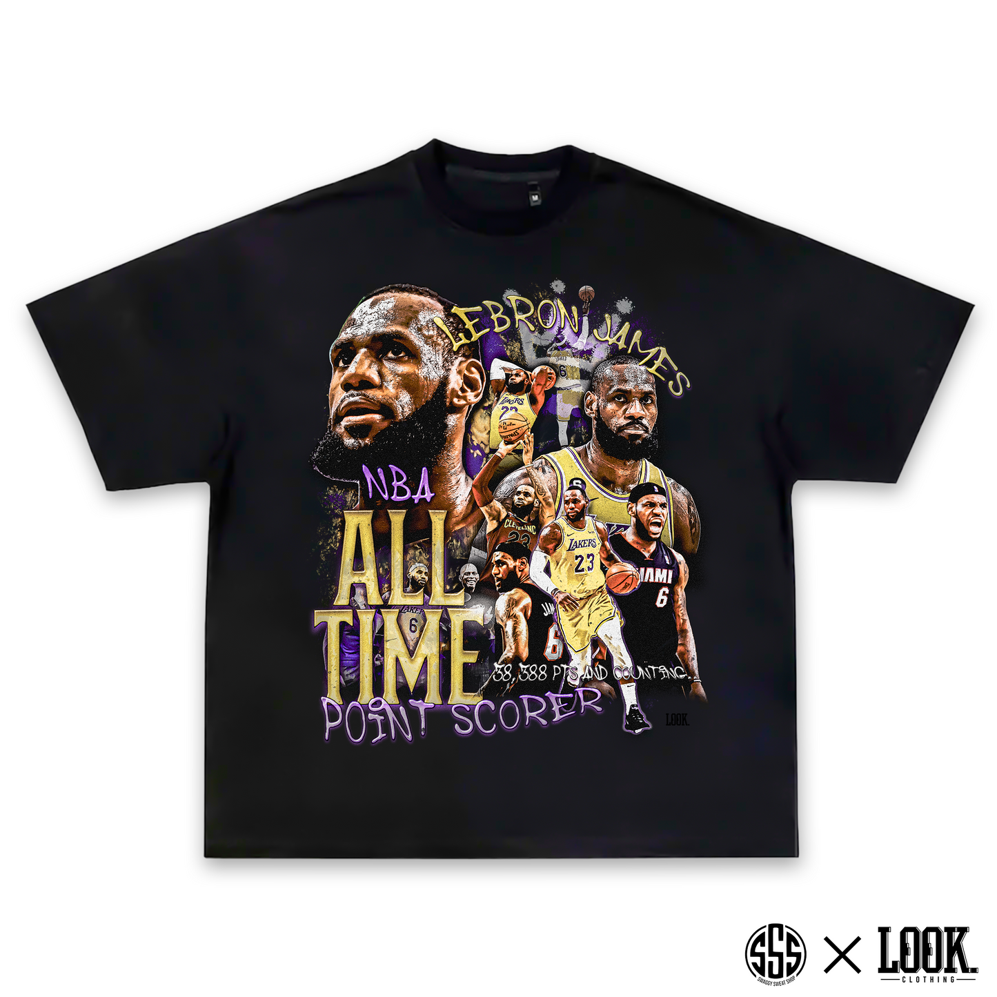 Lebron James 'All Time Scorer' NBA Graphic Tee