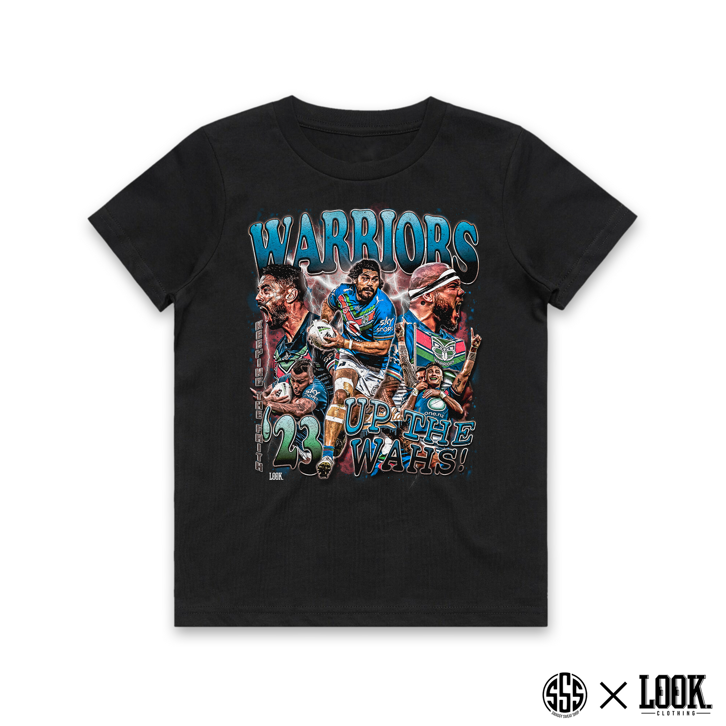 NZ Warriors - KIDS Graphic Tee x LOOK.