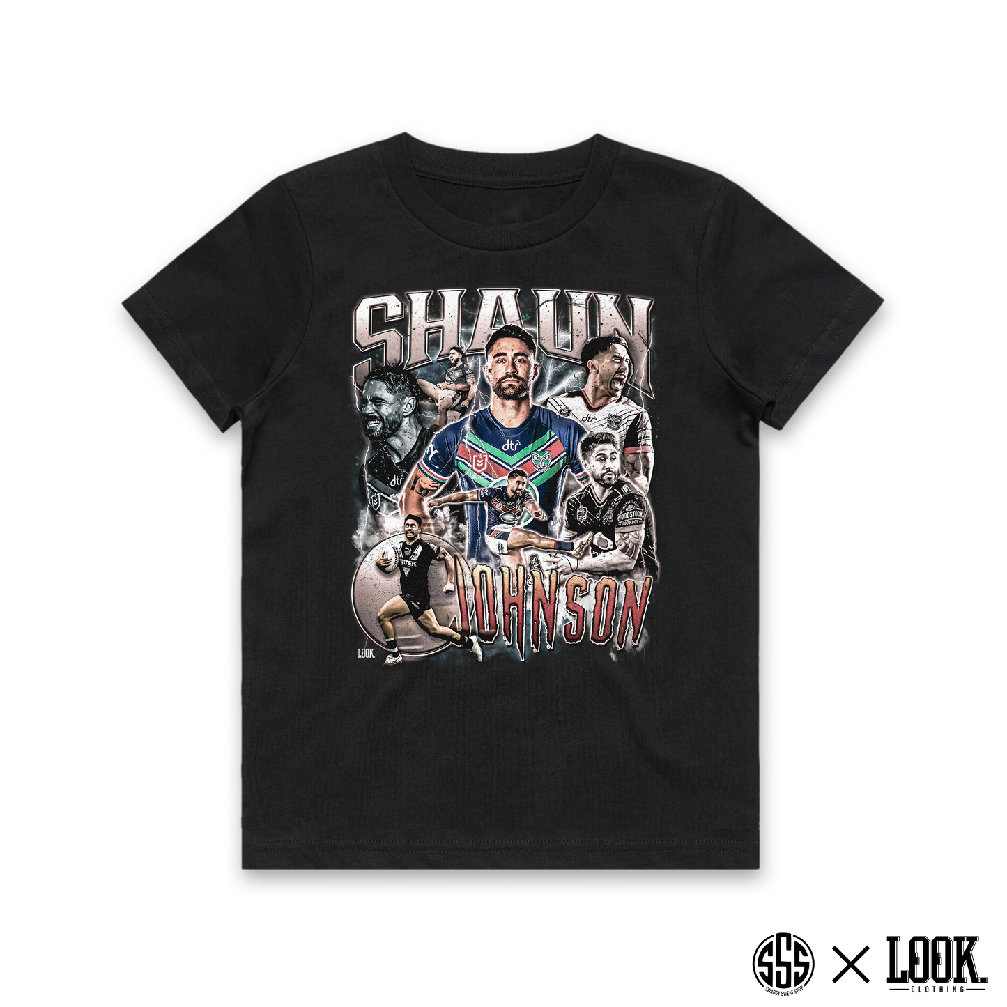 Shaun Johnson (NZ Warriors) - KIDS Graphic Tee x LOOK.