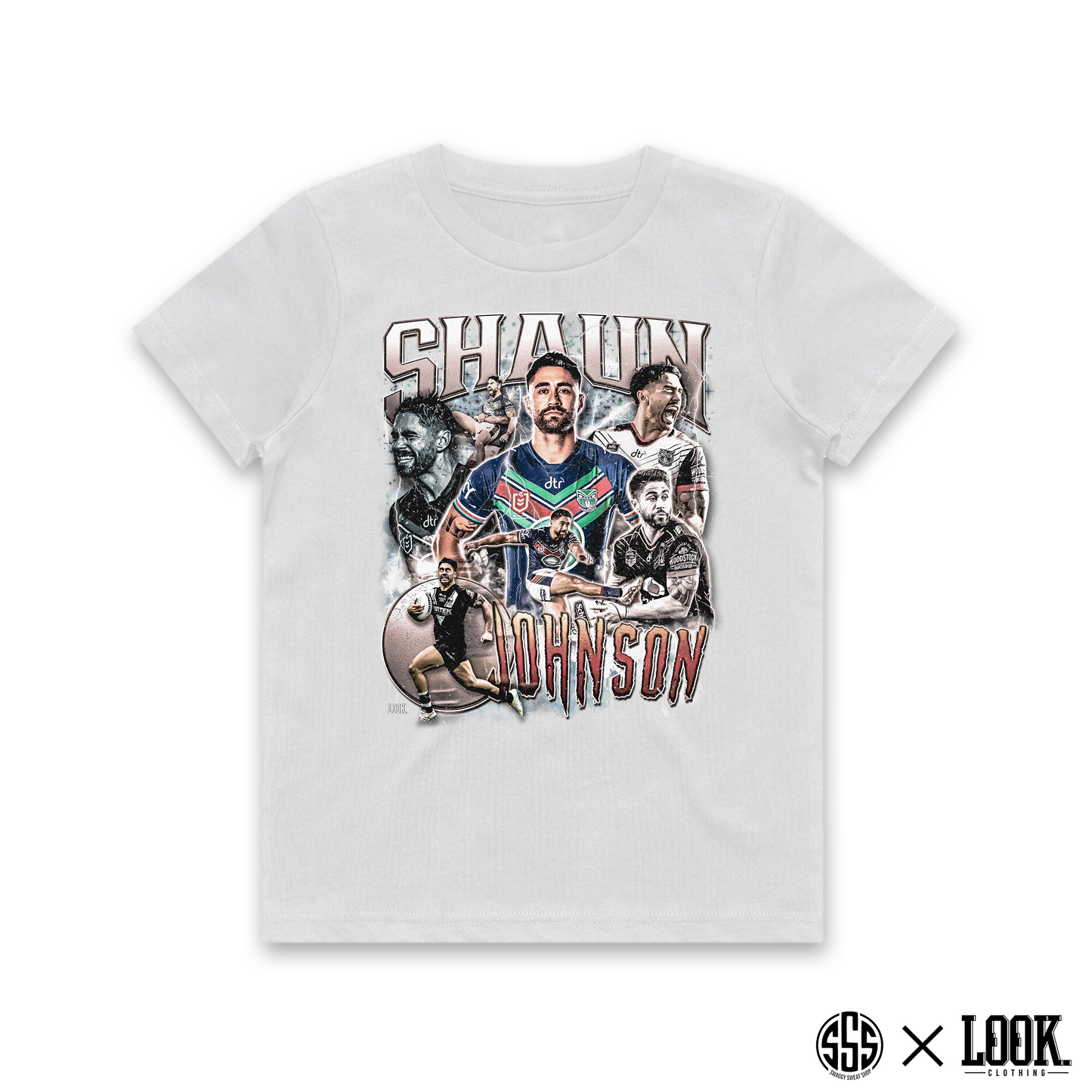 Shaun Johnson (NZ Warriors) - KIDS Graphic Tee x LOOK.