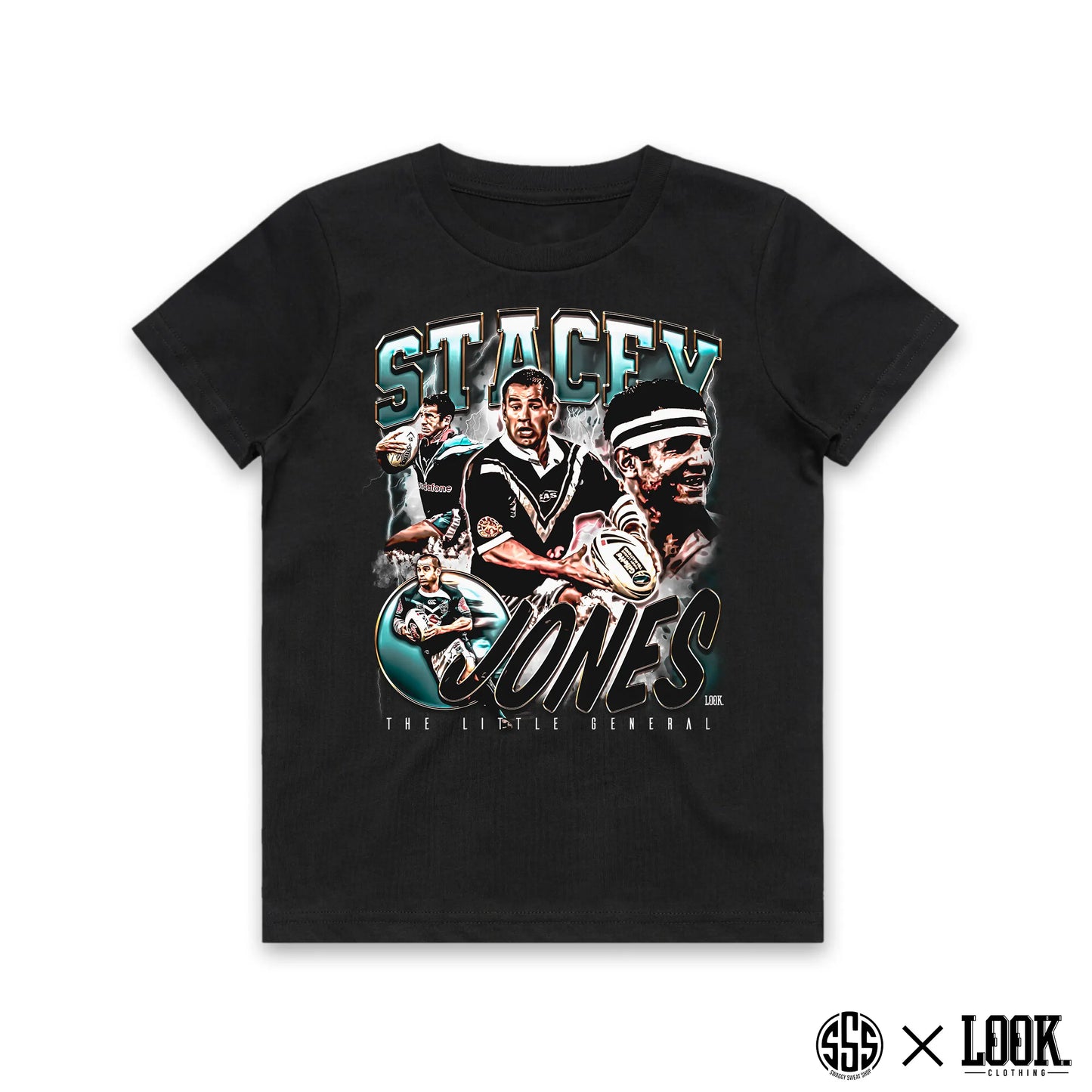 Stacey Jones (NZ Warriors) - KIDS Graphic Tee x LOOK. STREET CULTURE CO