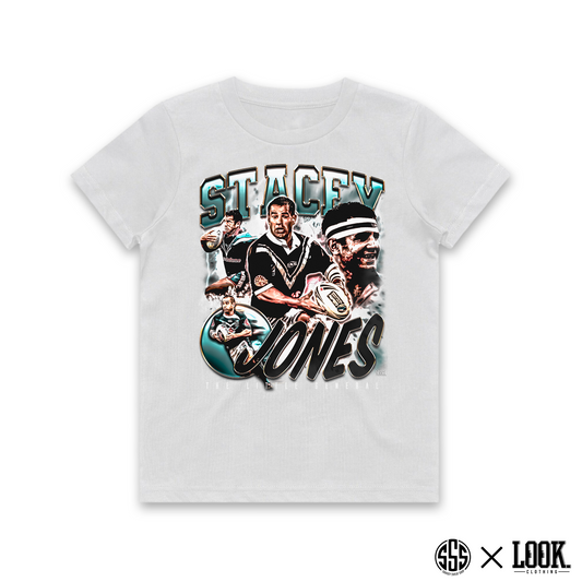 Stacey Jones (NZ Warriors) - KIDS Graphic Tee x LOOK.