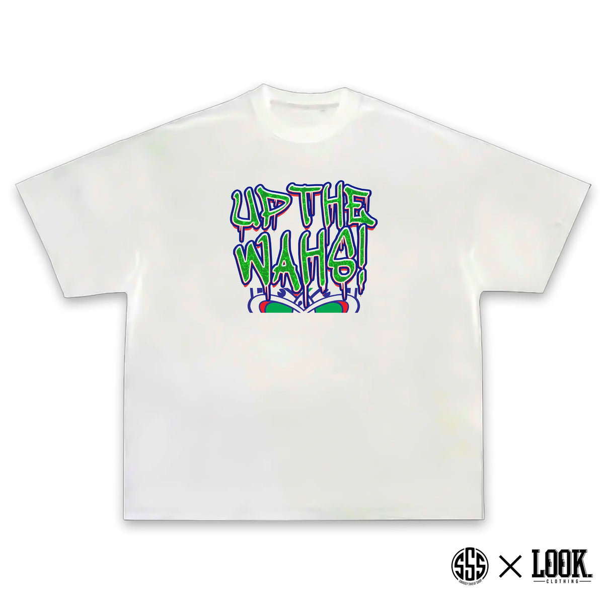 UP THE WAHS! 100% - ADULTS Graphic Tee x LOOK. STREET CULTURE CO