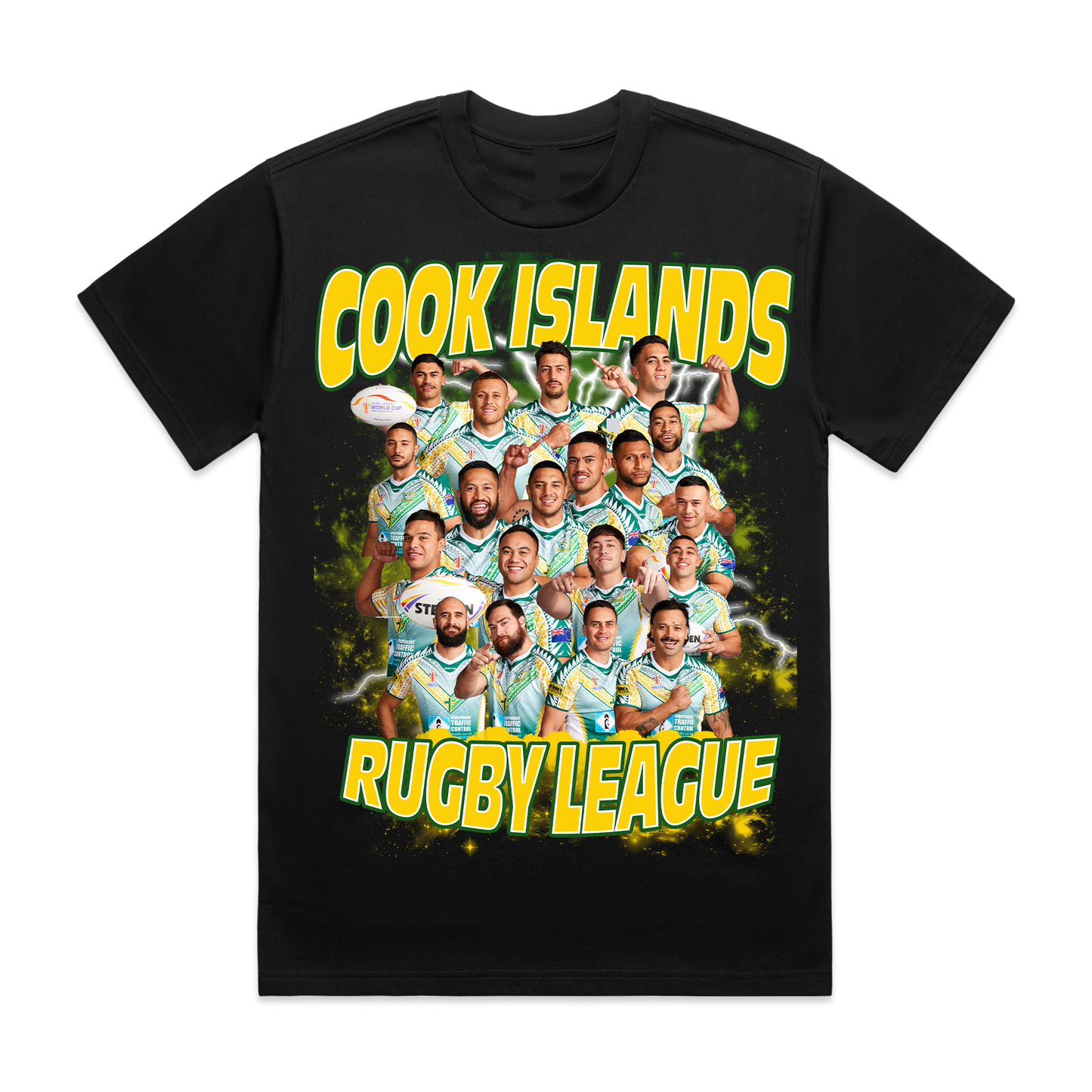 COOKISLANDS RUGBY LEAGUE TEES PRE ORDER