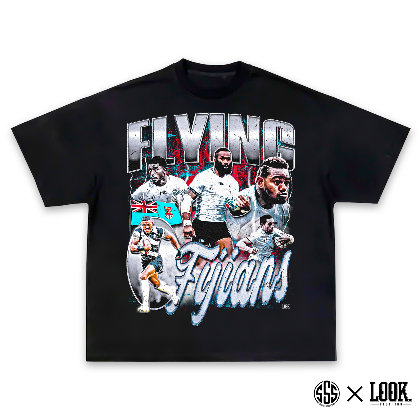 Flying Fijians 'RWC' - ADULTS Graphic Tee x LOOK.
