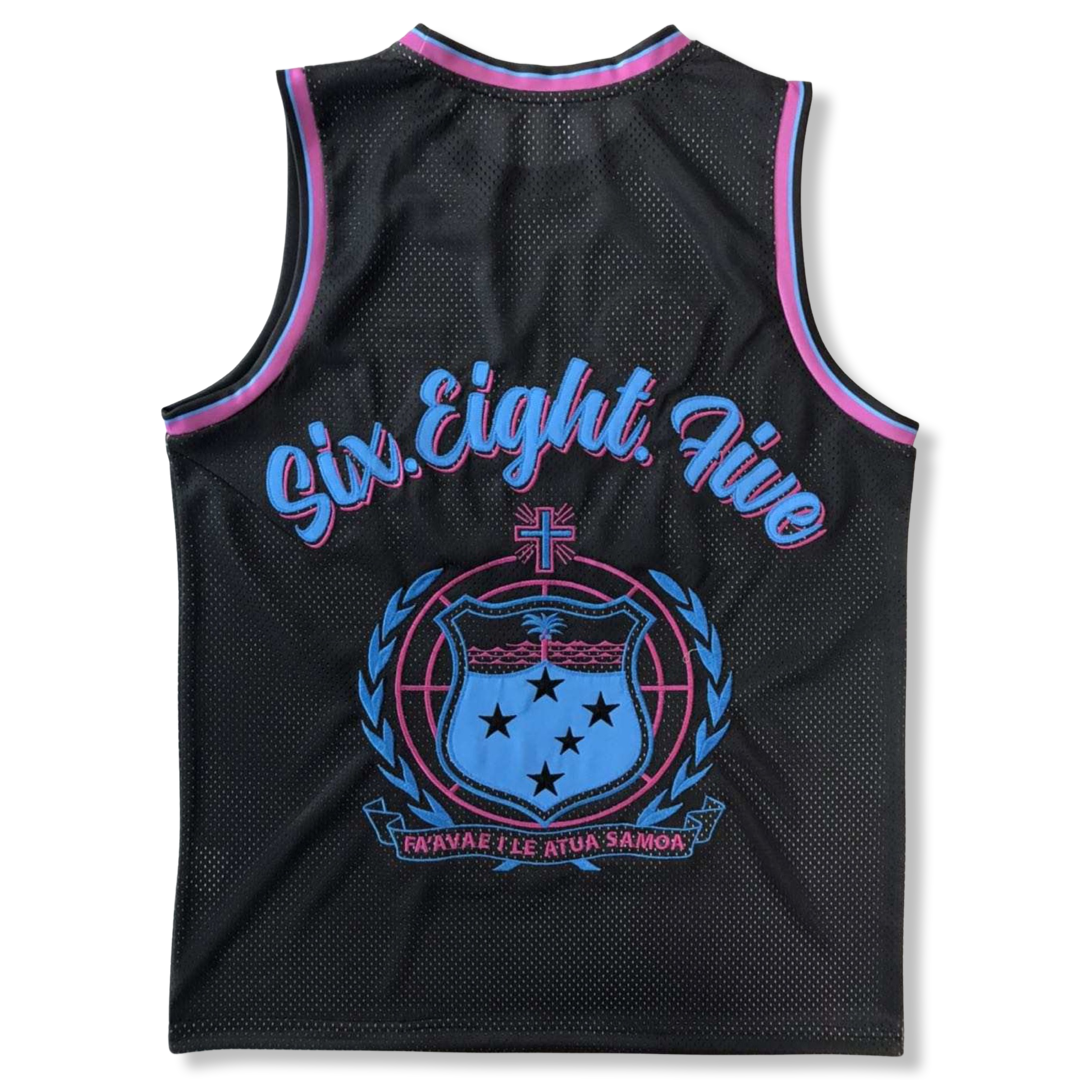 SIX.EIGHT.FIVE EMBROIDED SINGLET