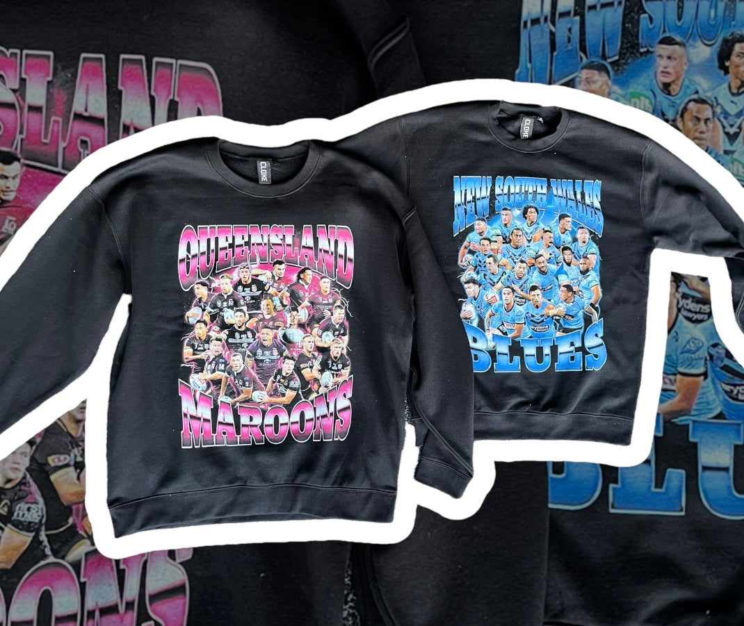 STATE OF ORIGIN SWEATSHIRTS