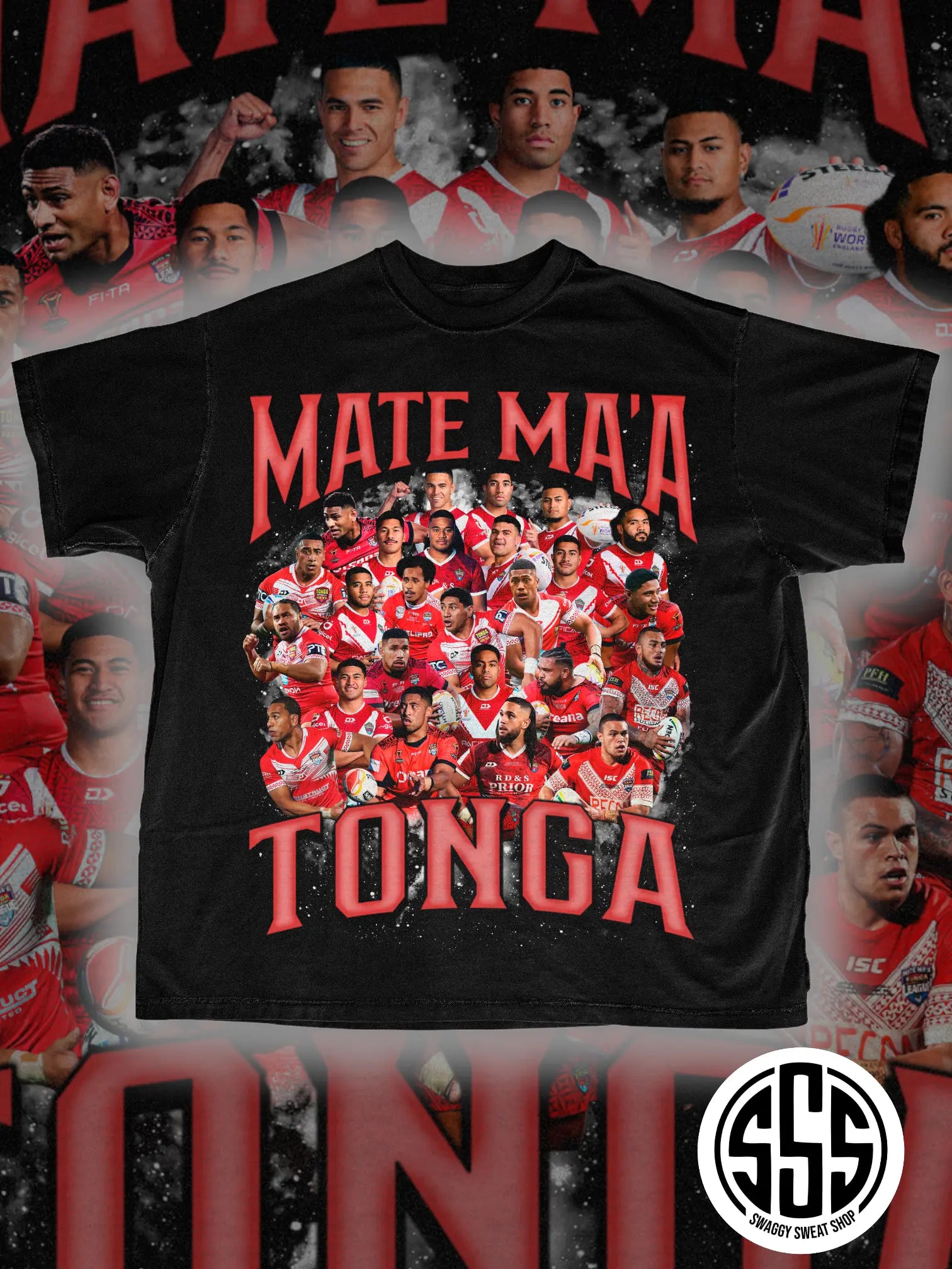 MATE MA'A TONGA VINTAGE  TEES PRE-ORDER STREET CULTURE CO