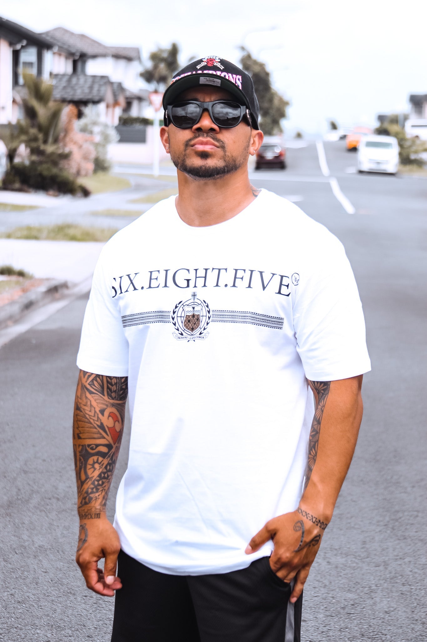 SIX.EIGHT.FIVE WHITE TEE