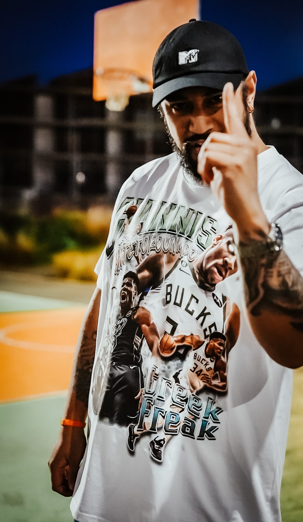 Giannis Antetokounmpo NBA Graphic Tee
