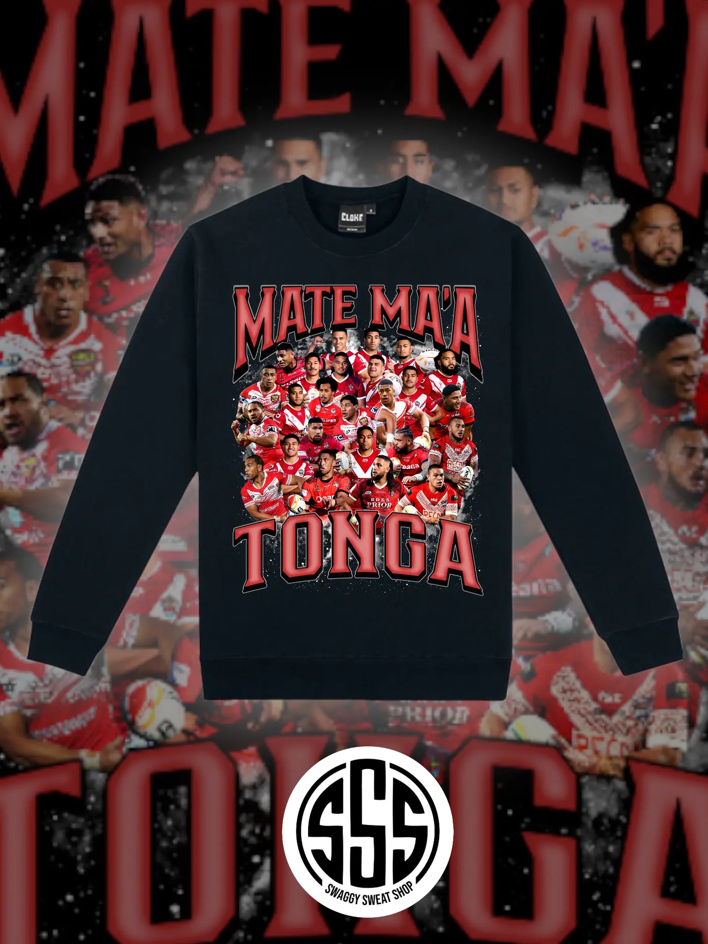 MATE MA'A TONGA VINTAGE SWEATSHIRT PRE-ORDER STREET CULTURE CO