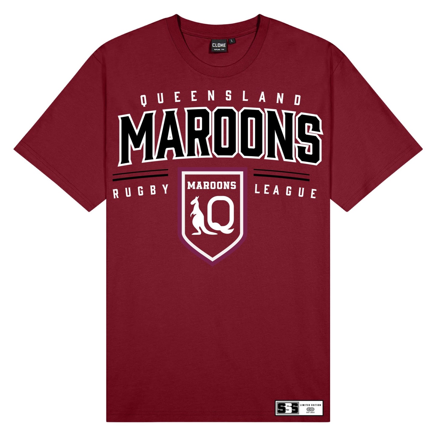 QLD MAROONS TEE